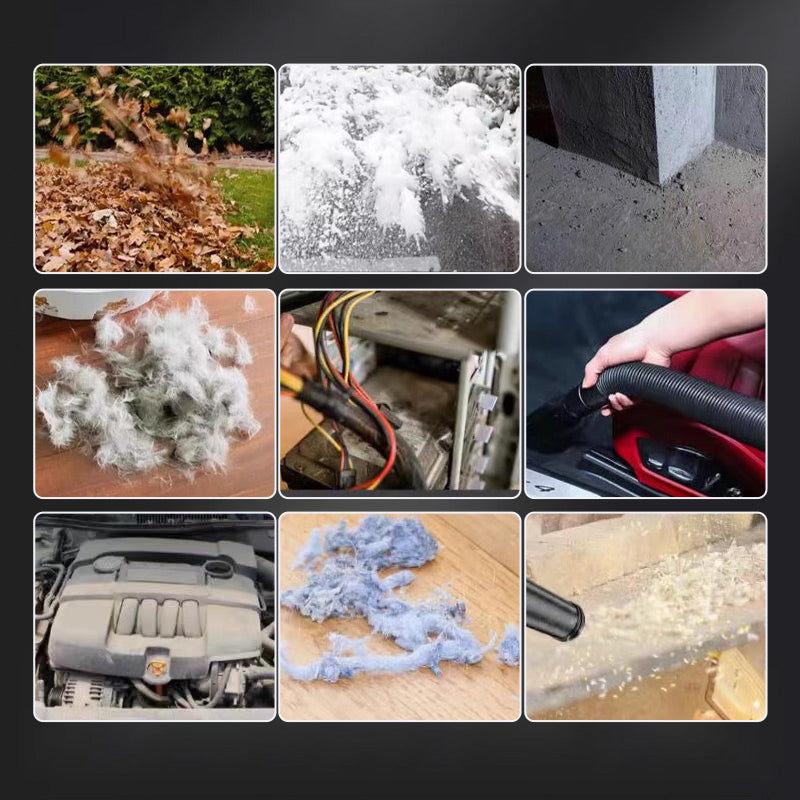 🔥 60 % RABATT！Hasta agotar existencias⌛️ – 2‑in‑1 Akku-Laubbläser und -Staubsauger 🍂✨