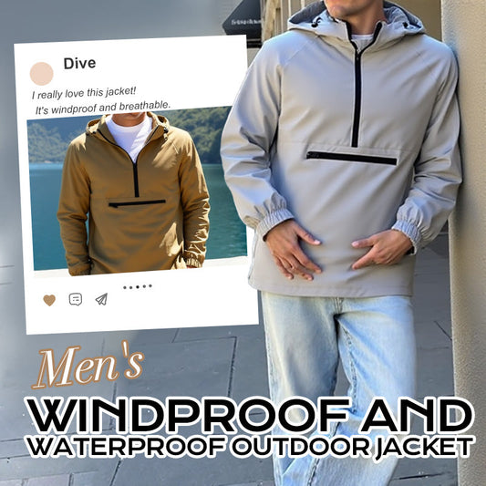 Wasser- und winddichte Outdoor-Jacke für Herren