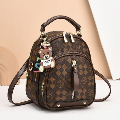 Modischer Mini-Rucksack mit Diamantmuster