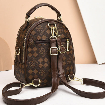 Modischer Mini-Rucksack mit Diamantmuster