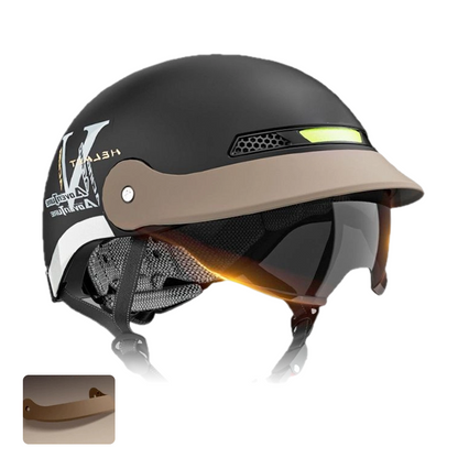 🛡️Deutsche Qualität – ⛑️atmungsaktiver, leichter, stoßfester Motorradhelm