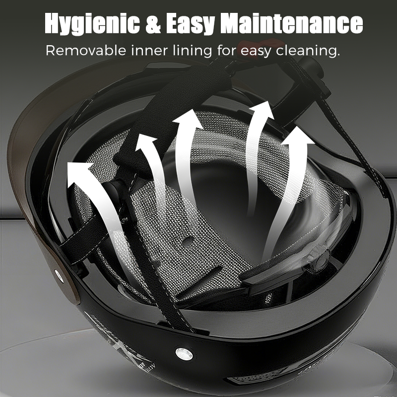 🛡️Deutsche Qualität – ⛑️atmungsaktiver, leichter, stoßfester Motorradhelm