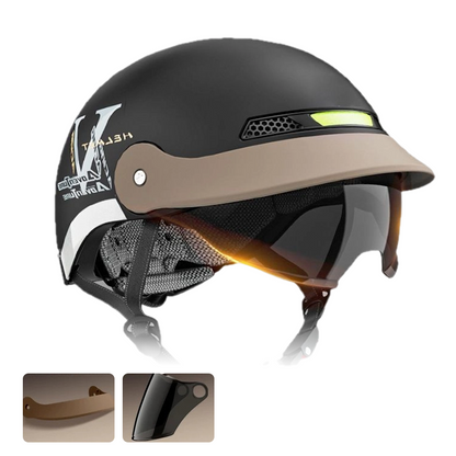 🛡️Deutsche Qualität – ⛑️atmungsaktiver, leichter, stoßfester Motorradhelm