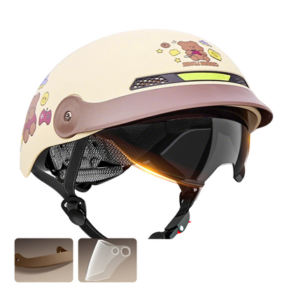 🛡️Deutsche Qualität – ⛑️atmungsaktiver, leichter, stoßfester Motorradhelm