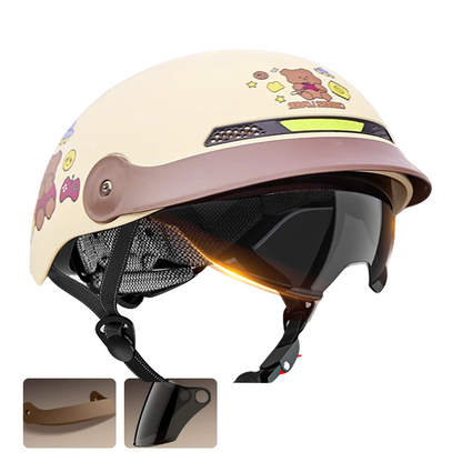 🛡️Deutsche Qualität – ⛑️atmungsaktiver, leichter, stoßfester Motorradhelm