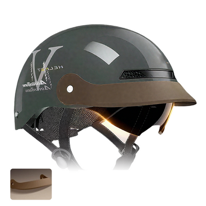 🛡️Deutsche Qualität – ⛑️atmungsaktiver, leichter, stoßfester Motorradhelm