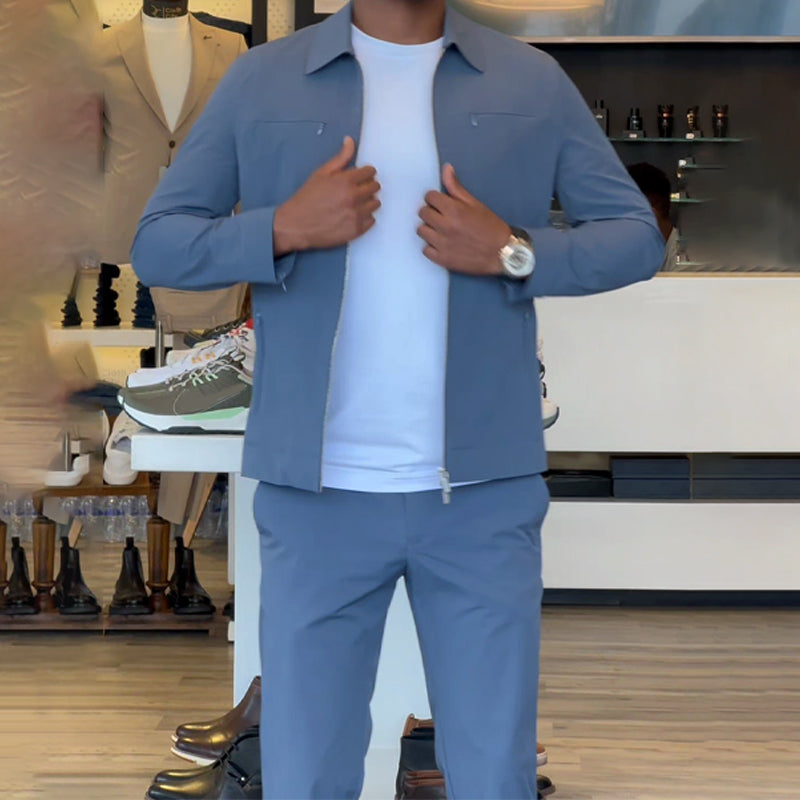 ✨Neu eingetroffen 50 % Rabatt✨ 2025 Neues 2-teiliges Freizeit-Set für Herren – strapazierfähiger, pillingresistenter Stoff