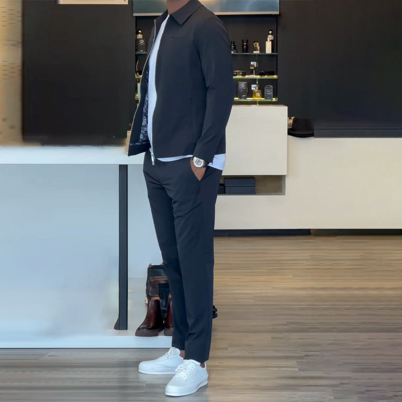 ✨Neu eingetroffen 50 % Rabatt✨ 2025 Neues 2-teiliges Freizeit-Set für Herren – strapazierfähiger, pillingresistenter Stoff