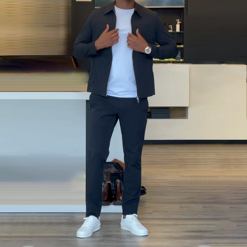 ✨Neu eingetroffen 50 % Rabatt✨ 2025 Neues 2-teiliges Freizeit-Set für Herren – strapazierfähiger, pillingresistenter Stoff