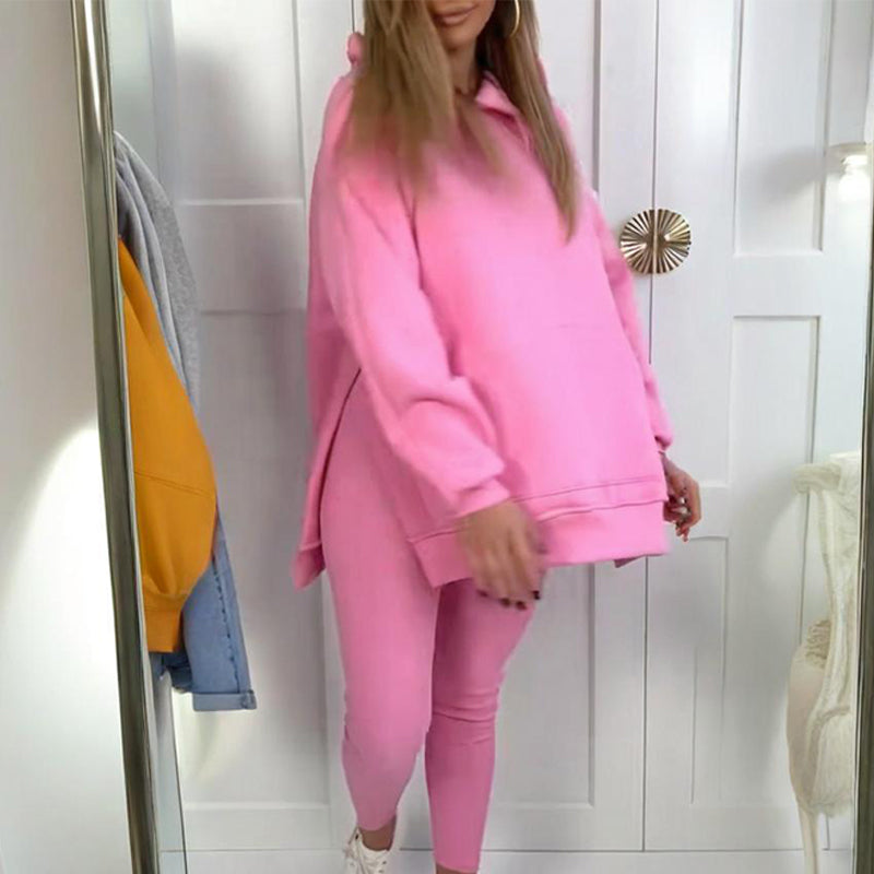 ✨Herbstverkauf 2025 – 50 % Rabatt💖💃Stilvolles Hoodie- und Hosenset für Damen