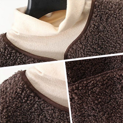 🎁 Weihnachtsverkauf 50 % Rabatt 🔥 Kurze, warme Damenweste mit Knöpfen für den Herbst