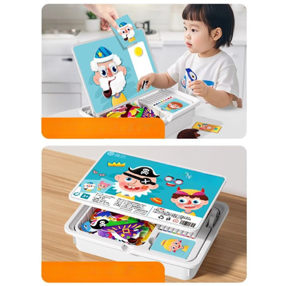 🏆LETZTER TAG DES AUSVERKAUFS – 60 % RABATT🔥🎨 Magnetisches Puzzle-Ankleidespiel Beidseitiges Lernspielzeug für Kinder Tragbares Lernspielzeug für Vorschulkinder – solange der Vorrat reicht🔥