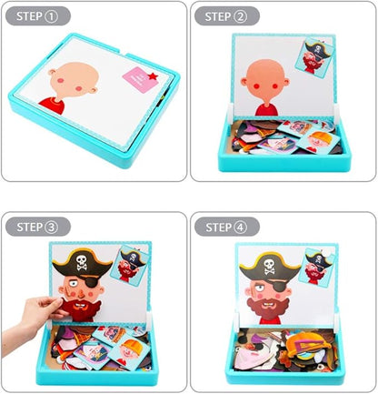 🏆LETZTER TAG DES AUSVERKAUFS – 60 % RABATT🔥🎨 Magnetisches Puzzle-Ankleidespiel Beidseitiges Lernspielzeug für Kinder Tragbares Lernspielzeug für Vorschulkinder – solange der Vorrat reicht🔥