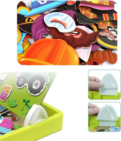 🏆LETZTER TAG DES AUSVERKAUFS – 60 % RABATT🔥🎨 Magnetisches Puzzle-Ankleidespiel Beidseitiges Lernspielzeug für Kinder Tragbares Lernspielzeug für Vorschulkinder – solange der Vorrat reicht🔥