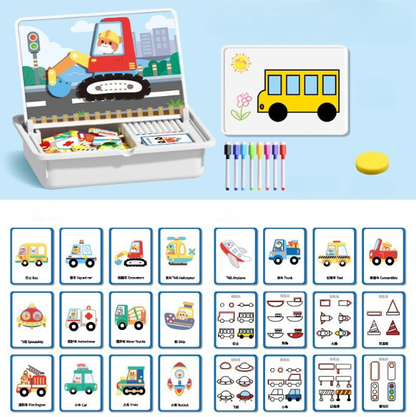 🏆LETZTER TAG DES AUSVERKAUFS – 60 % RABATT🔥🎨 Magnetisches Puzzle-Ankleidespiel Beidseitiges Lernspielzeug für Kinder Tragbares Lernspielzeug für Vorschulkinder – solange der Vorrat reicht🔥