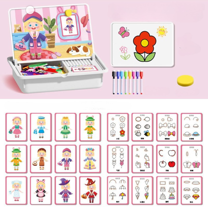 🏆LETZTER TAG DES AUSVERKAUFS – 60 % RABATT🔥🎨 Magnetisches Puzzle-Ankleidespiel Beidseitiges Lernspielzeug für Kinder Tragbares Lernspielzeug für Vorschulkinder – solange der Vorrat reicht🔥
