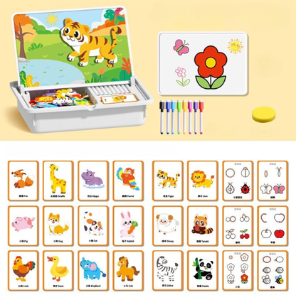 🏆LETZTER TAG DES AUSVERKAUFS – 60 % RABATT🔥🎨 Magnetisches Puzzle-Ankleidespiel Beidseitiges Lernspielzeug für Kinder Tragbares Lernspielzeug für Vorschulkinder – solange der Vorrat reicht🔥