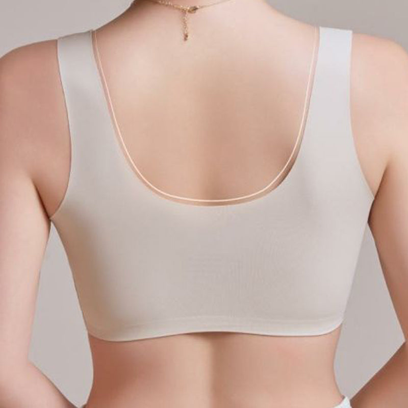 Bequemer BH mit Vorderverschluss und ohne Bügel, nahtlos