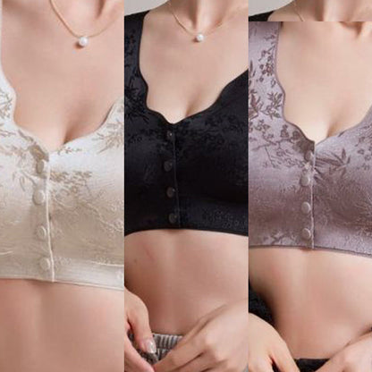 🎁 Herbst-Sonderangebot: 50 % Rabatt 💃 Bequemer, vorne zu verschließender, bügelloser, nahtloser BH 🌸