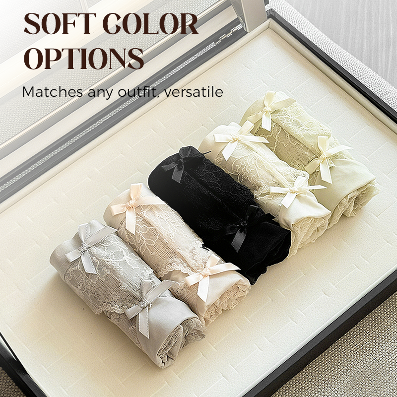 📢📢 Flash Sale⚡: Endet in 3 Stunden!⏰⏰ Weiche Spitzen-Slips für Damen mit mittlerer Leibhöhe