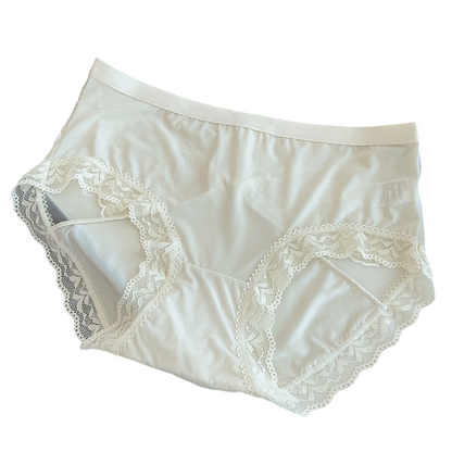 📢📢 Flash Sale⚡: Endet in 3 Stunden!⏰⏰ Weiche Spitzen-Slips für Damen mit mittlerer Leibhöhe