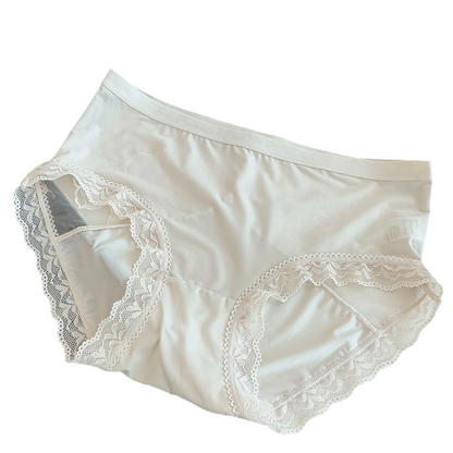 📢📢 Flash Sale⚡: Endet in 3 Stunden!⏰⏰ Weiche Spitzen-Slips für Damen mit mittlerer Leibhöhe