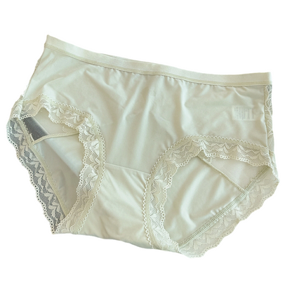📢📢 Flash Sale⚡: Endet in 3 Stunden!⏰⏰ Weiche Spitzen-Slips für Damen mit mittlerer Leibhöhe