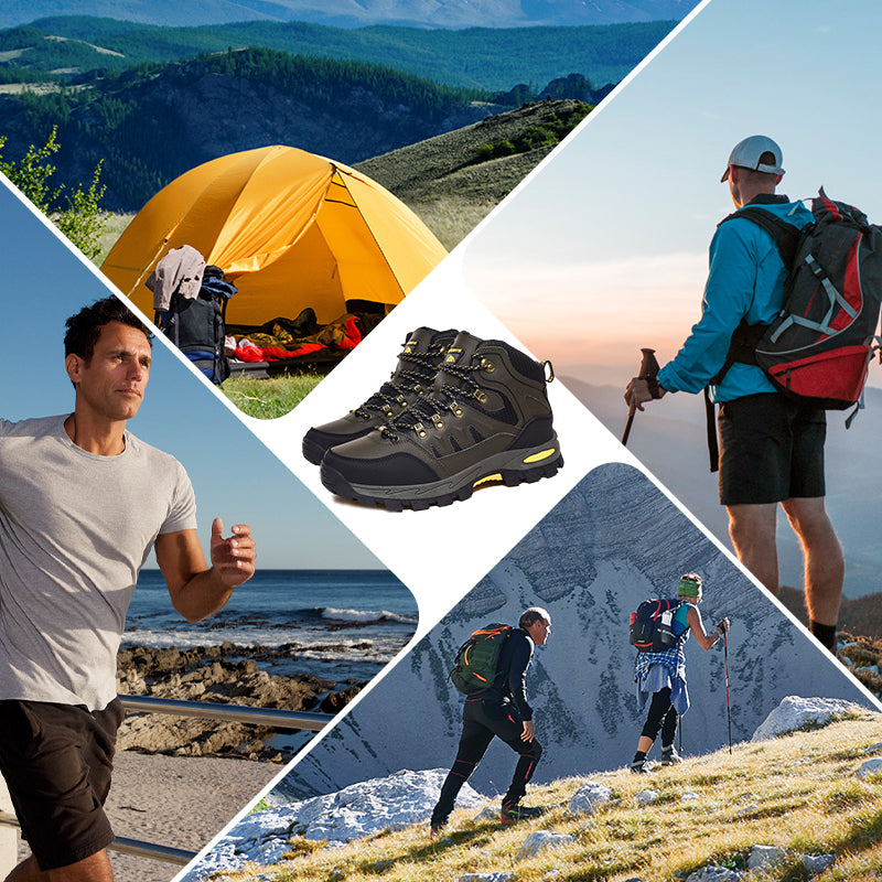 Hohe, leichte und rutschfeste Wanderschuhe