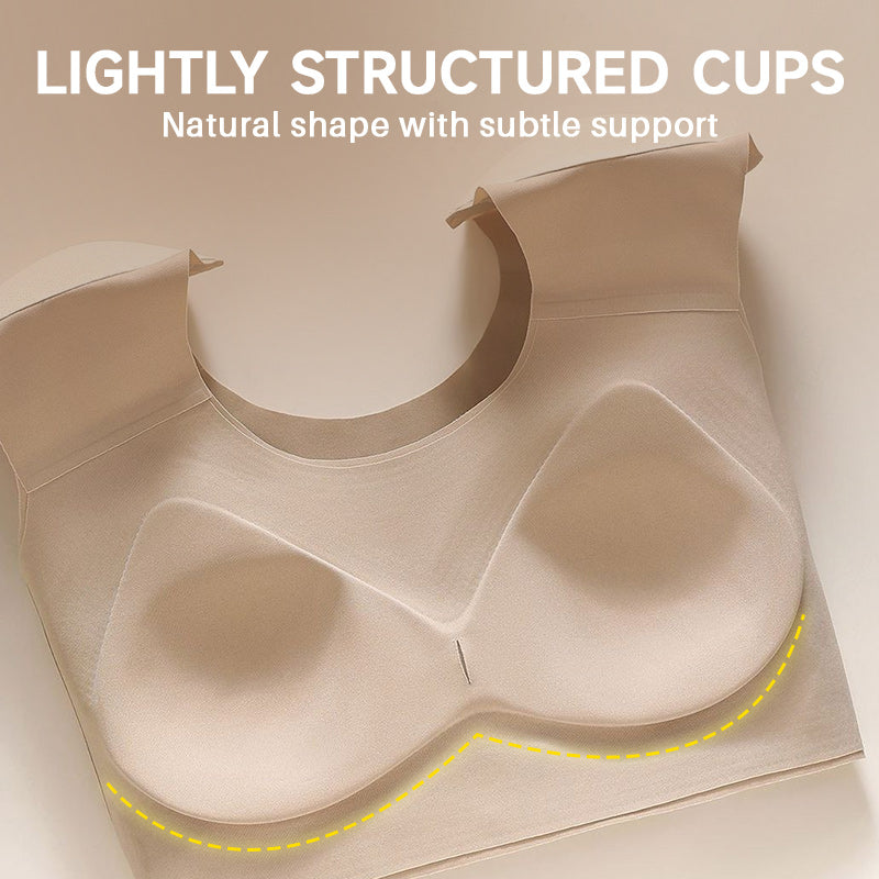 🔥⏳Nur für kurze Zeit 50 % Rabatt🔥Nahtlose 2-in-1-Unterwäsche für Damen mit integrierten Schulterpolstern