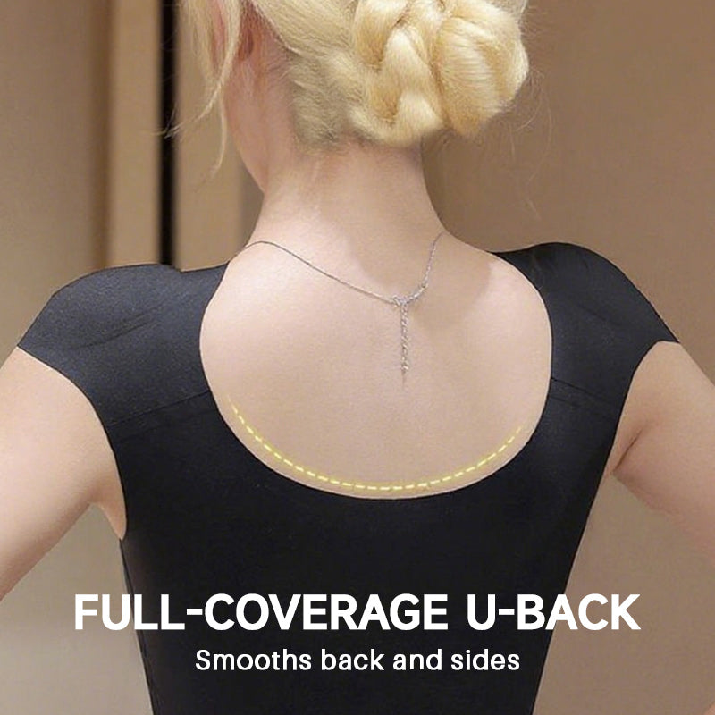 🔥⏳Nur für kurze Zeit 50 % Rabatt🔥Nahtlose 2-in-1-Unterwäsche für Damen mit integrierten Schulterpolstern