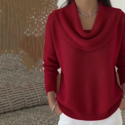 👚 Eleganter und bequemer Rollkragenpullover für Damen – Glamour für jeden Tag und Komfort im Alltag! ✨
