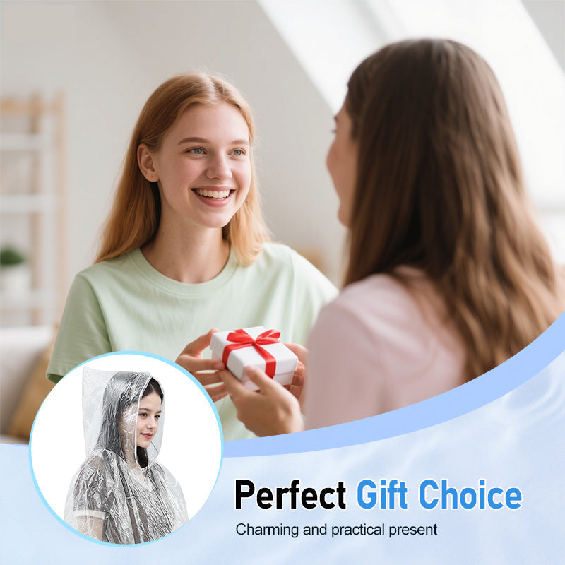 🔥Heißer Verkauf(50% Rabatt)🔥Tragbarer Regenponcho für Erwachsene