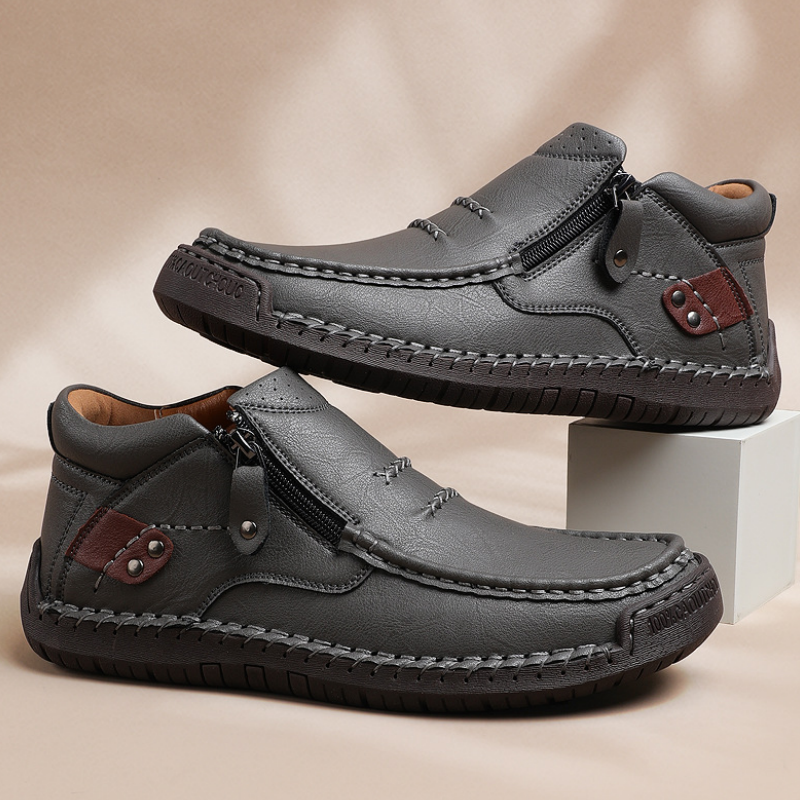 Outdoor-Sneaker für Herren im Retro-Stil aus PU-Leder