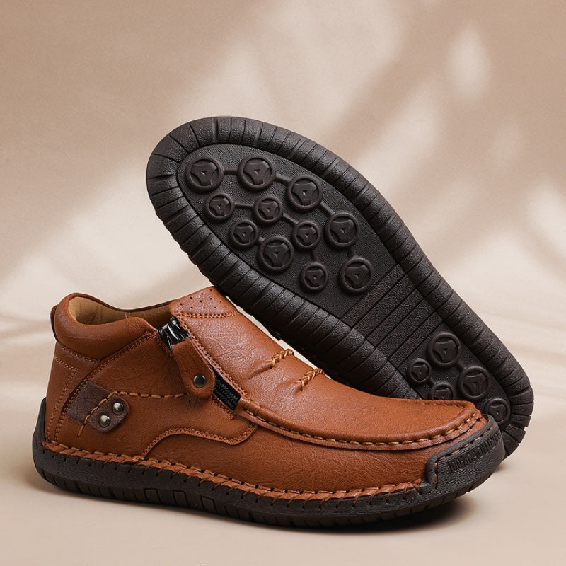 Outdoor-Sneaker für Herren im Retro-Stil aus PU-Leder