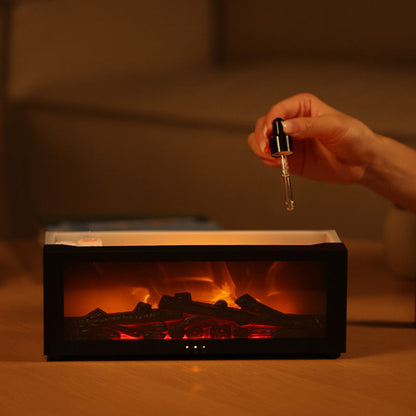 55% RABATT! 🚨Kamin-Diffusor Luftbefeuchter mit Flammeneffekt und Fernbedienung