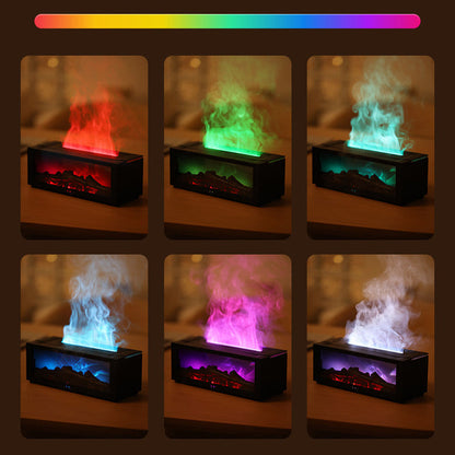 55% RABATT! 🚨Kamin-Diffusor Luftbefeuchter mit Flammeneffekt und Fernbedienung