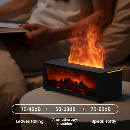 55% RABATT! 🚨Kamin-Diffusor Luftbefeuchter mit Flammeneffekt und Fernbedienung