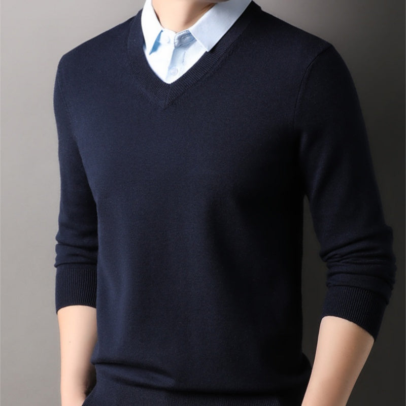 50% RABATT! 🔥Herren Strickpullover in Layering-Optik