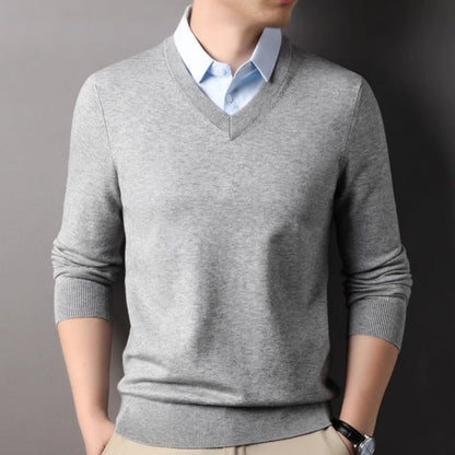 50% RABATT! 🔥Herren Strickpullover in Layering-Optik