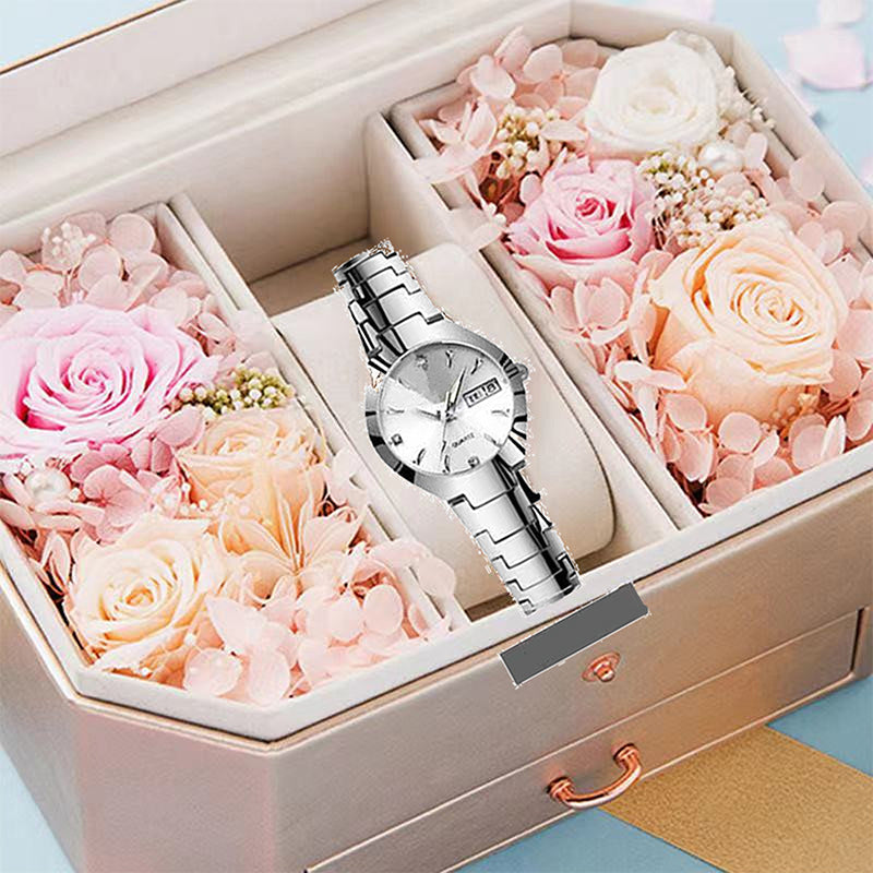 ⌚ 40% RABATT! ✨ Elegante Wasserdichte Damenuhr - Kristallglas & Zifferblatt mit Diamantakzenten für luxuriöse Anlässe 💎🌟