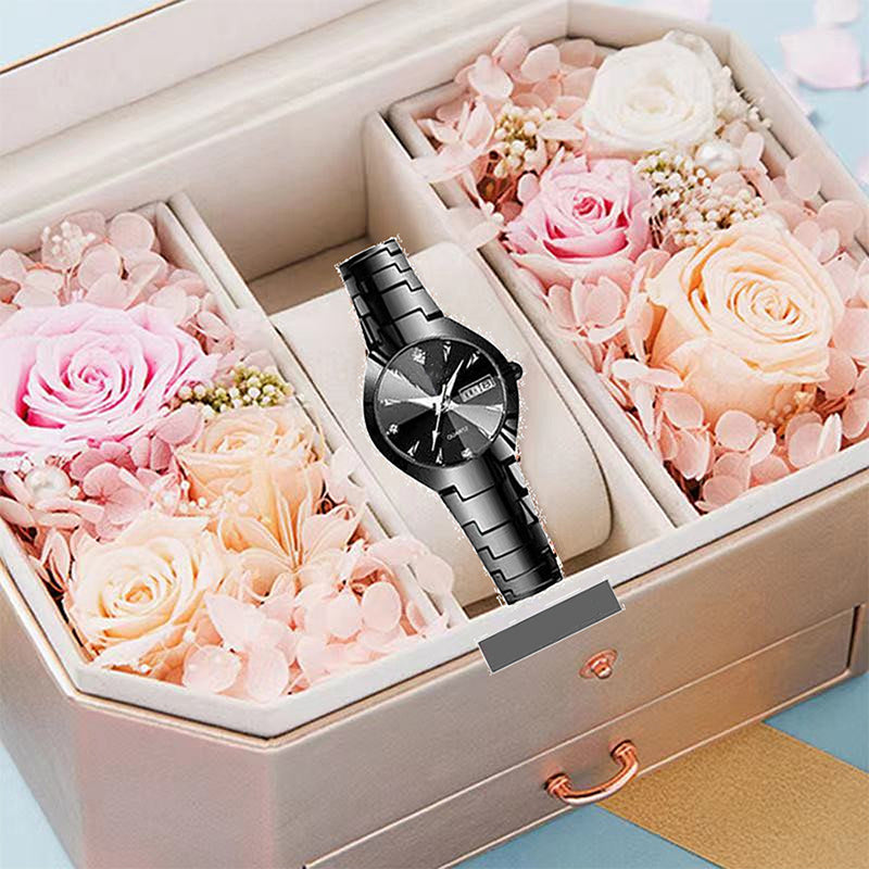 ⌚ 40% RABATT! ✨ Elegante Wasserdichte Damenuhr - Kristallglas & Zifferblatt mit Diamantakzenten für luxuriöse Anlässe 💎🌟