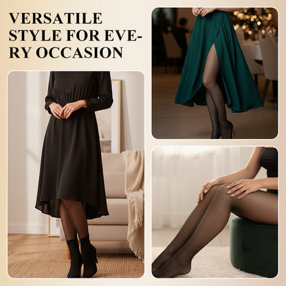⏳ Letzter Tag: 50 %RABATT!  auf das gesamte Sortiment!⏰50K+ VERKAUFT!🌸Formende Fleece-Leggings mit einer Naht✨