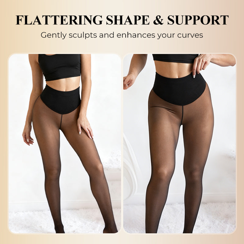 ⏳ Letzter Tag: 50 %RABATT!  auf das gesamte Sortiment!⏰50K+ VERKAUFT!🌸Formende Fleece-Leggings mit einer Naht✨