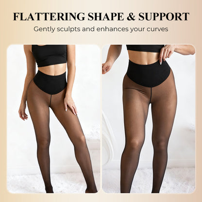 ⏳ Letzter Tag: 50 %RABATT!  auf das gesamte Sortiment!⏰50K+ VERKAUFT!🌸Formende Fleece-Leggings mit einer Naht✨