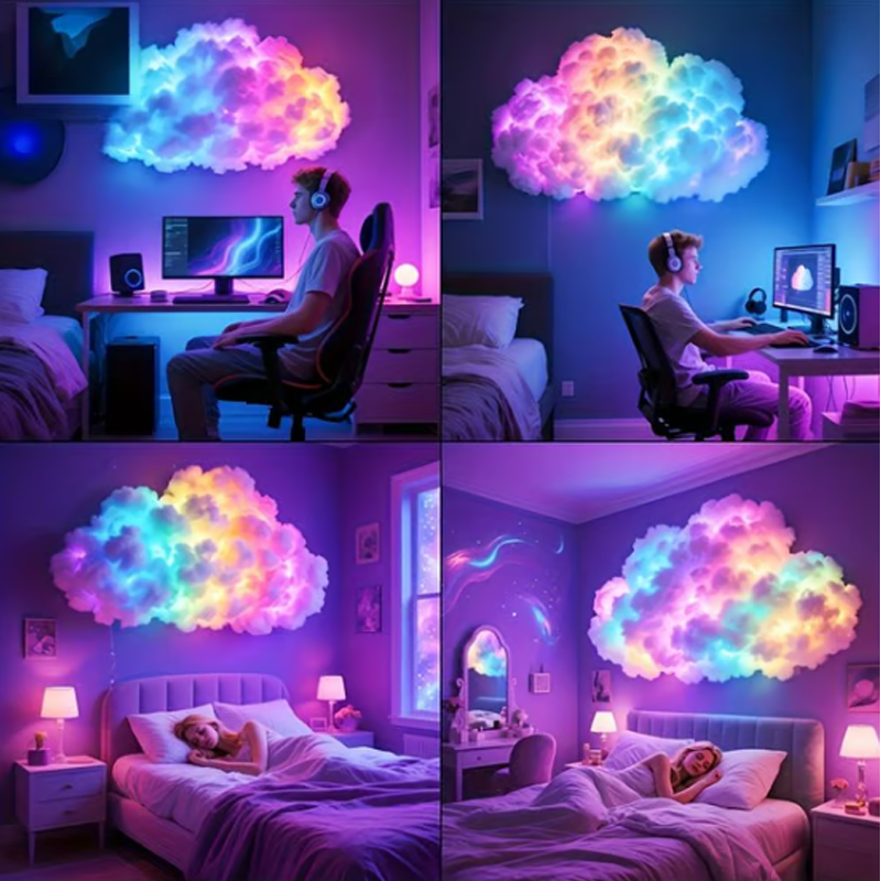 💖Black-Friday-Mega-Angebot – 50 % Rabatt!💖DIY-Gewitterwolken-LED-Lichtdekoration mit USB-Stromversorgung