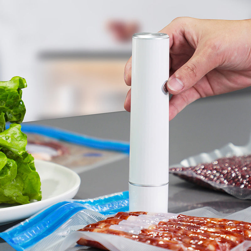 🔥Solange der Vorrat reicht 50 % Rabatt!🎉🥡 Mini Hand-Vakuumierer für Lebensmittel