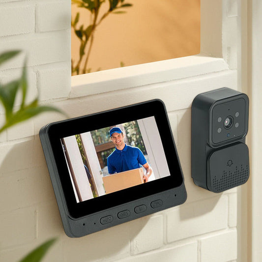 📢📢50%  RABATT !! ⏰WLAN-Türkamera mit Monitor für Einfamilienhaus & Wohnung 🔔