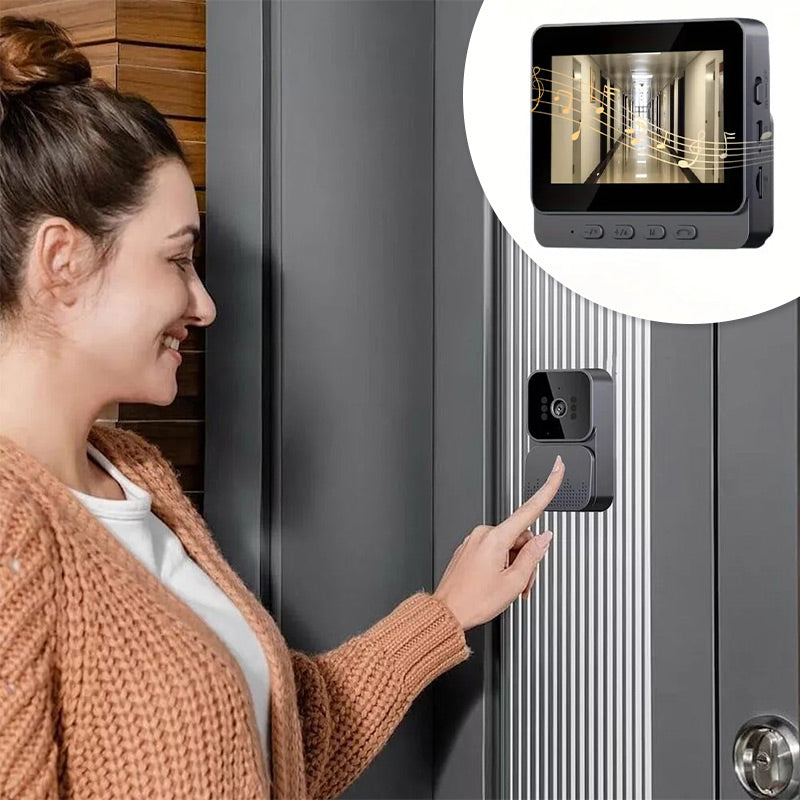 📢📢50%  RABATT !! ⏰WLAN-Türkamera mit Monitor für Einfamilienhaus & Wohnung 🔔