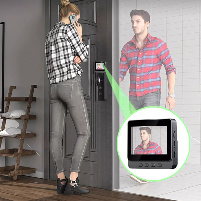 📢📢50%  RABATT !! ⏰WLAN-Türkamera mit Monitor für Einfamilienhaus & Wohnung 🔔