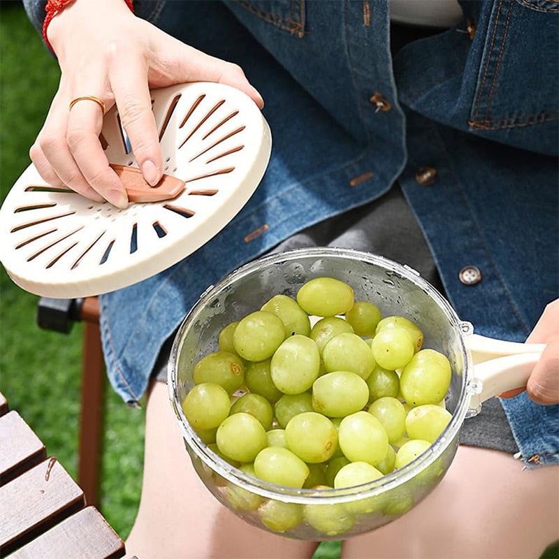🥗 50% RABATT! 🍲 Multifunktionale Entwässerungsschüssel – Spart Platz, Spülmaschinenfest & Lebensmittelechtes Material 🥘